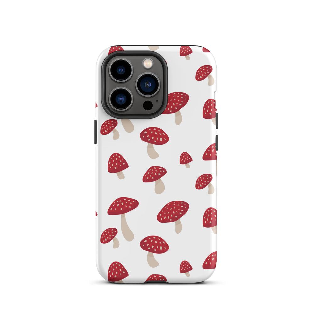 Red Mushrooms iPhone Case