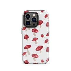 Red Mushrooms iPhone Case