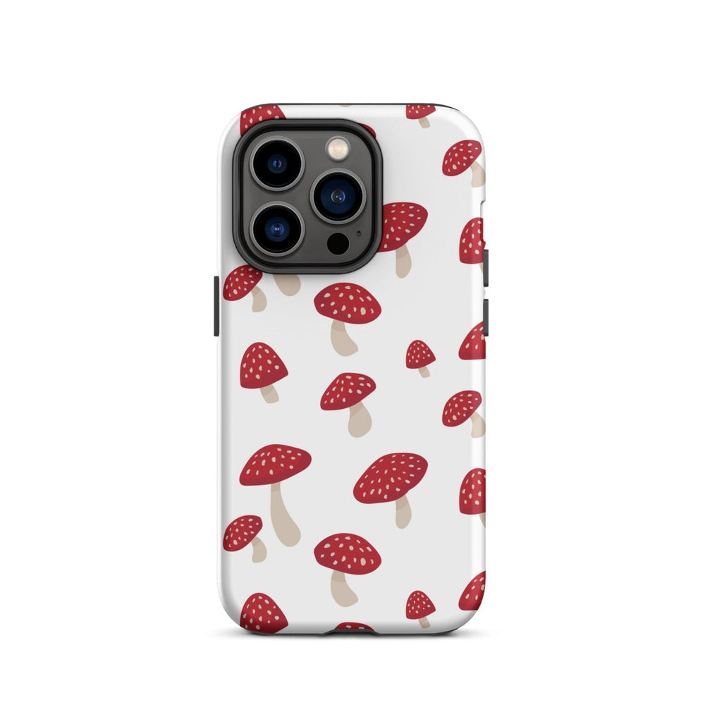 Red Mushrooms iPhone Case