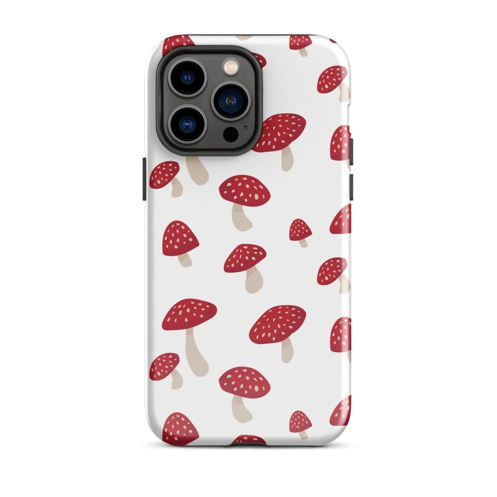 Red Mushrooms iPhone Case