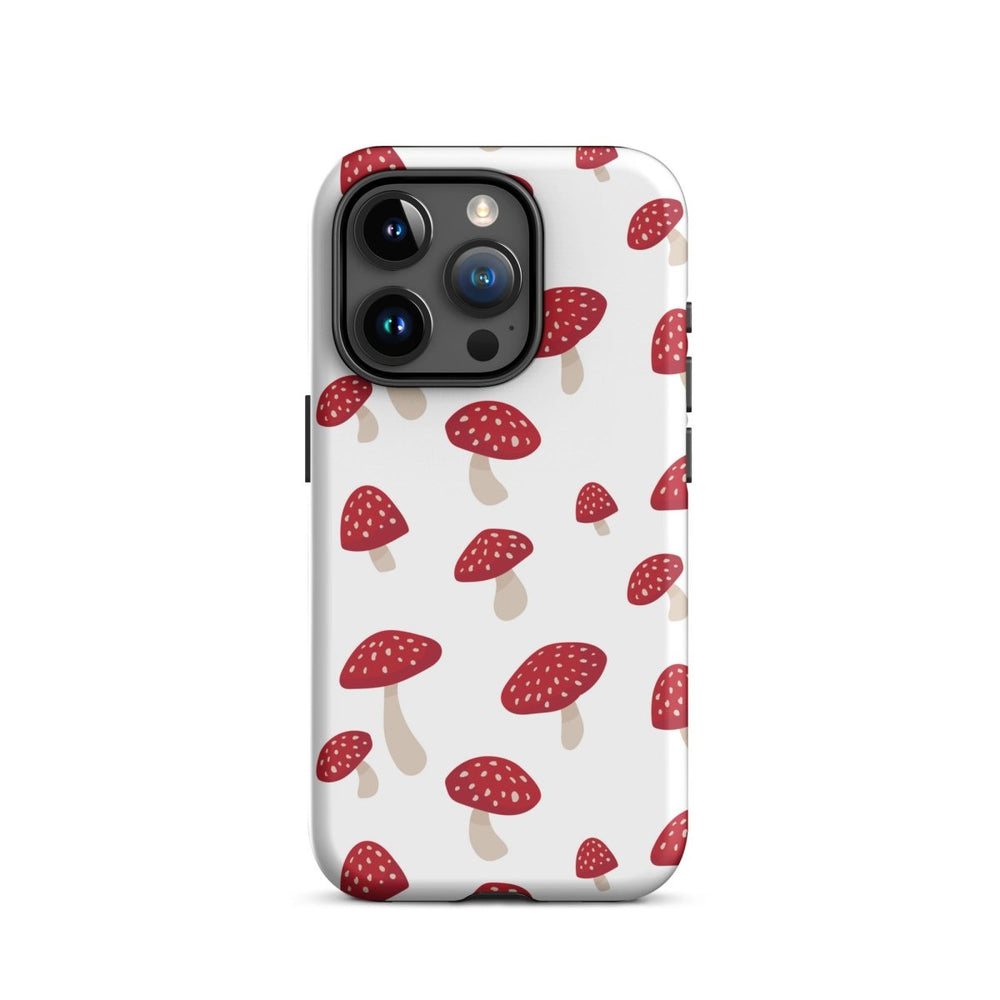 Red Mushrooms iPhone Case