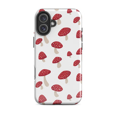 Red Mushrooms iPhone Case
