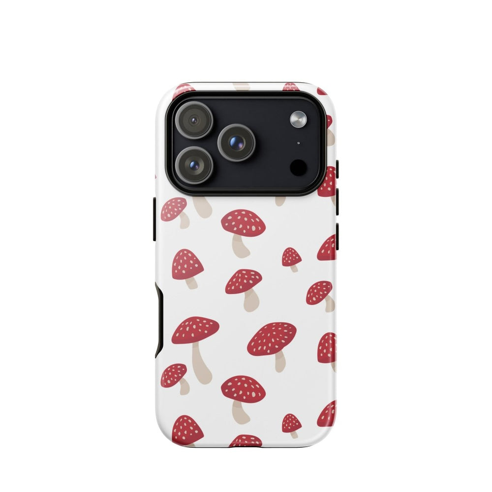 Red Mushrooms iPhone Case