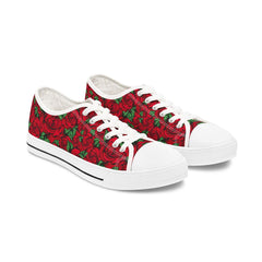 Floral Women's Low Top Shoes