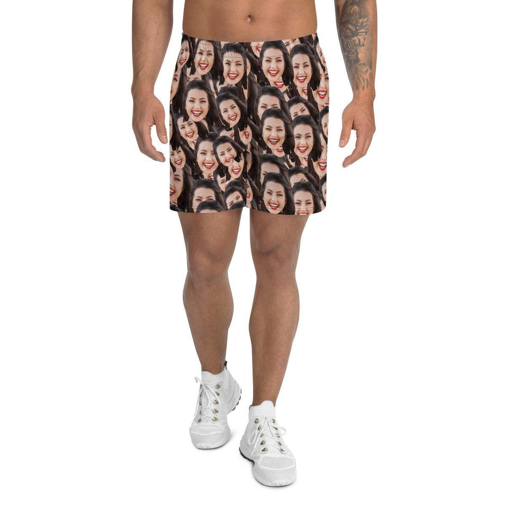 Crazy Faces Men's Athletic Shorts