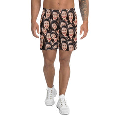Crazy Faces Men's Athletic Shorts