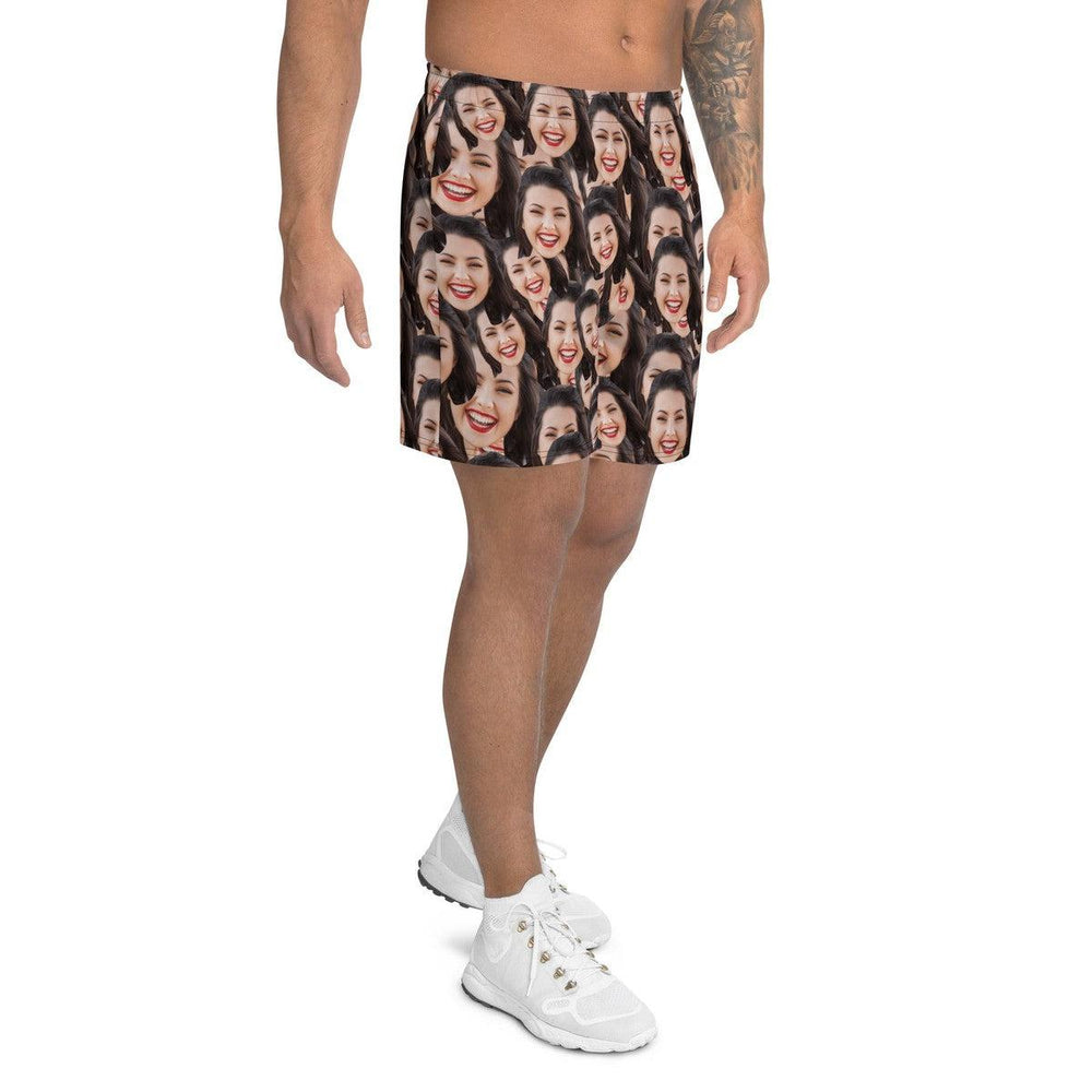 Crazy Faces Men's Athletic Shorts