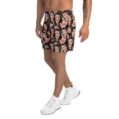 Crazy Faces Men's Athletic Shorts