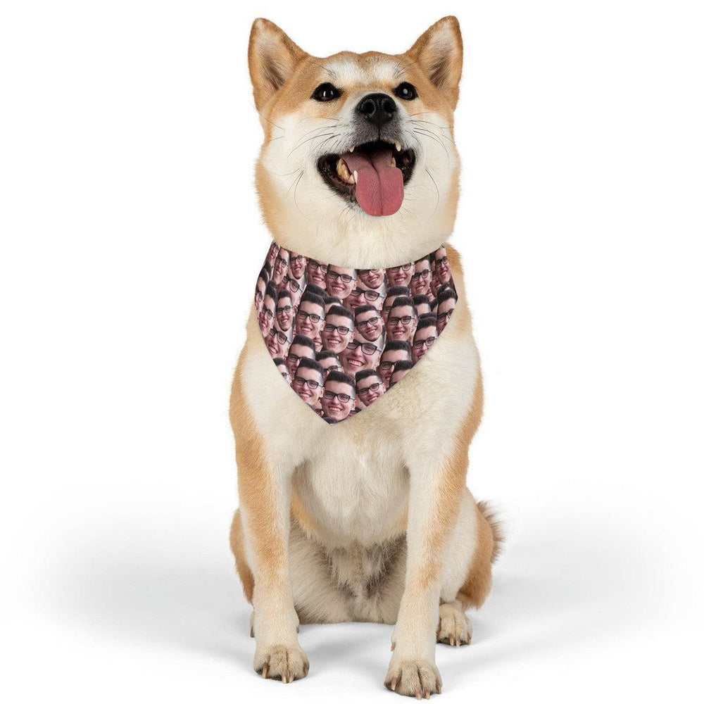 Crazy Faces Pet Bandana Collar