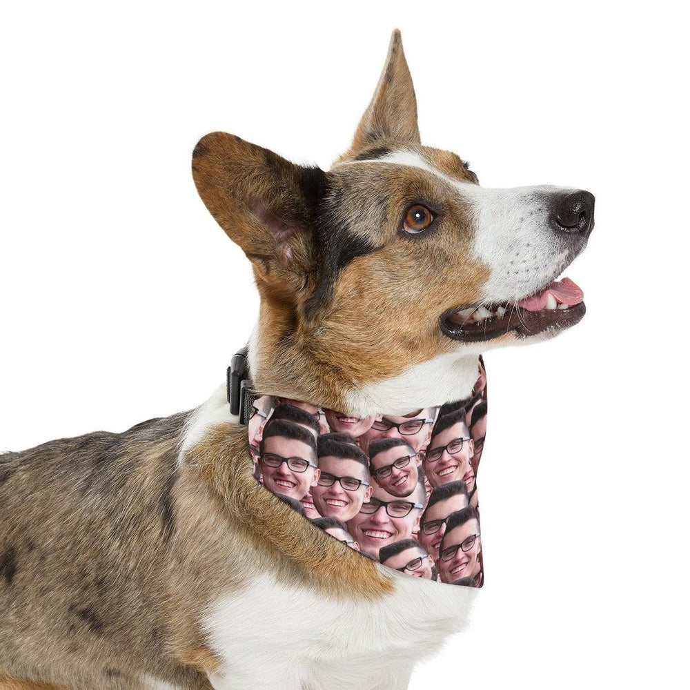 Crazy Faces Pet Bandana Collar