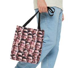 Crazy Faces Tote Bag