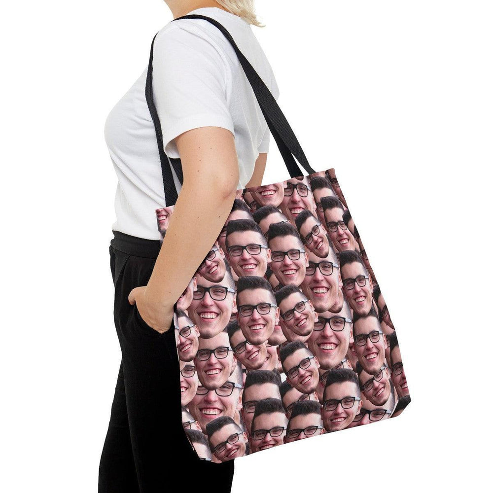 Crazy Faces Tote Bag