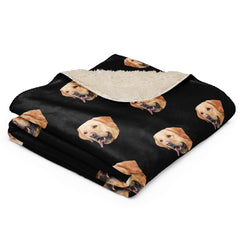Custom Dog Face Blanket