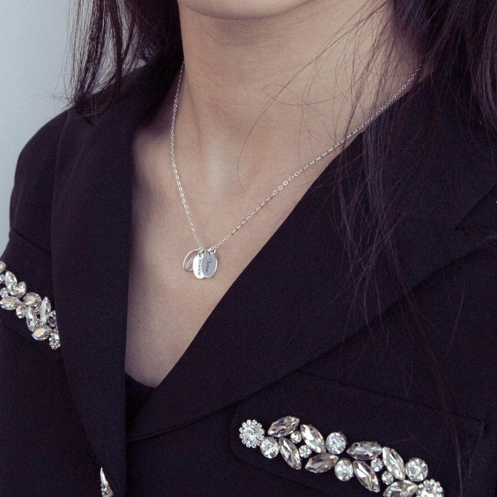 Custom Oval Disc Necklace