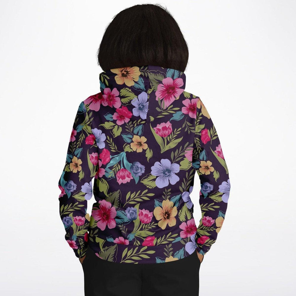 Floral Pattern Unisex Hoodie