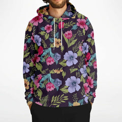 Floral Pattern Unisex Hoodie