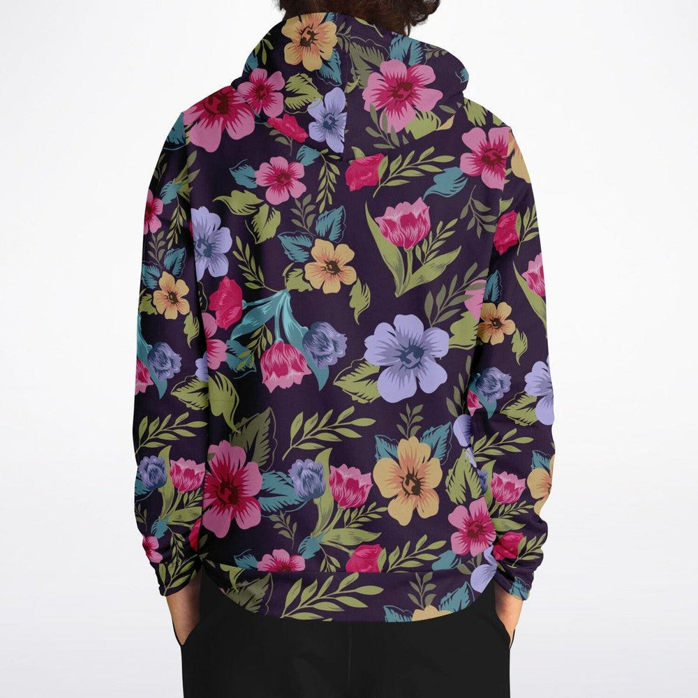 Floral Pattern Unisex Hoodie