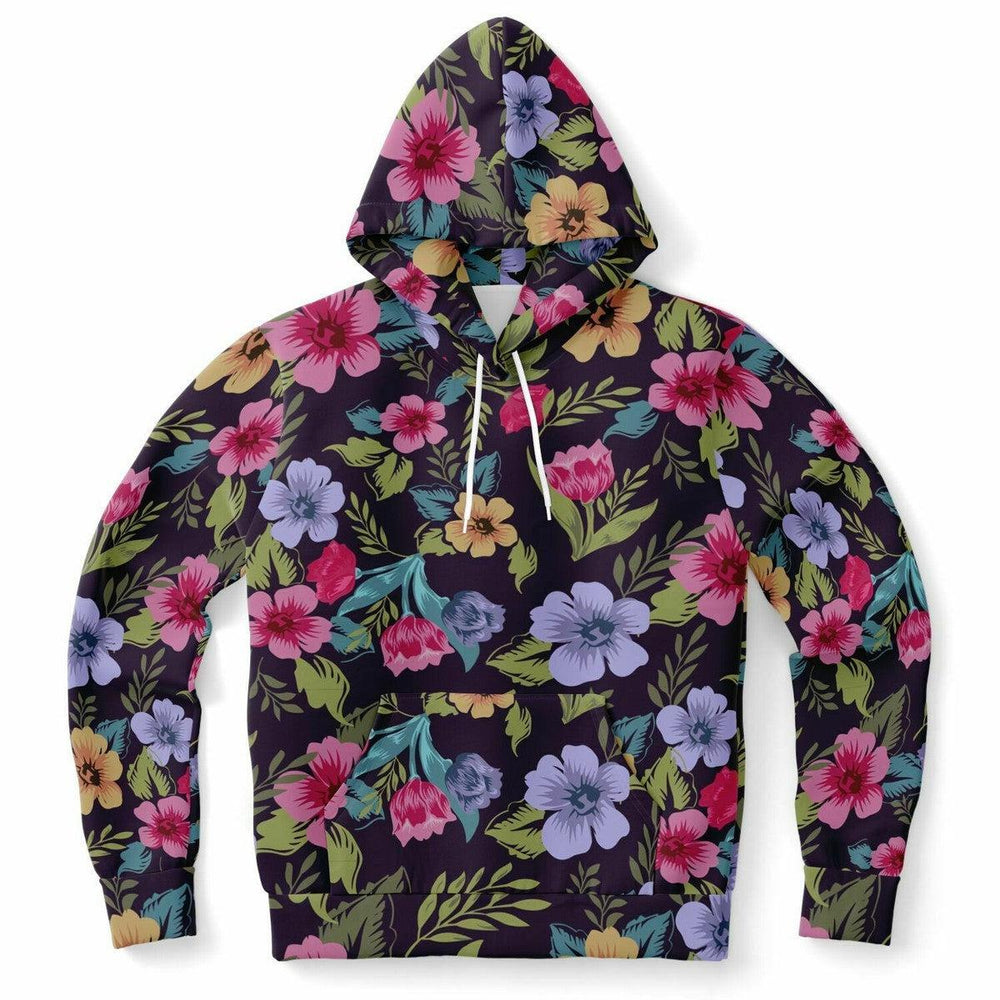 Floral Pattern Unisex Hoodie