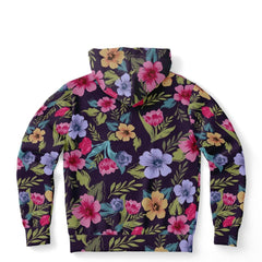 Floral Pattern Unisex Hoodie