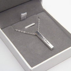 Personalized Classic Rectangle Pendant