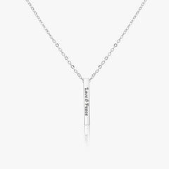 Personalized Classic Rectangle Pendant