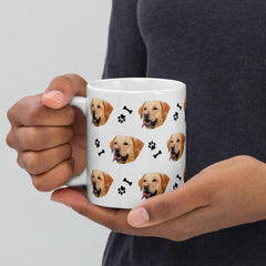 Personalized Dog Face Mug