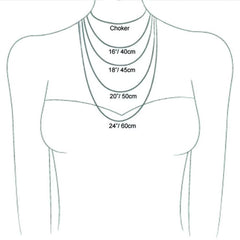 Personalized Tiny Disc Chain Choker