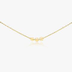 Personalized Tiny Disc Chain Choker