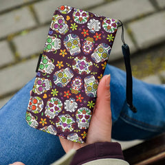 Sugar Skull Phone Wallet Case