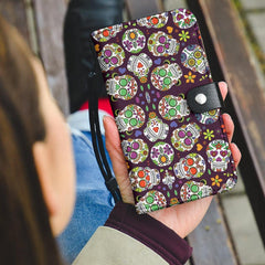 Sugar Skull Phone Wallet Case