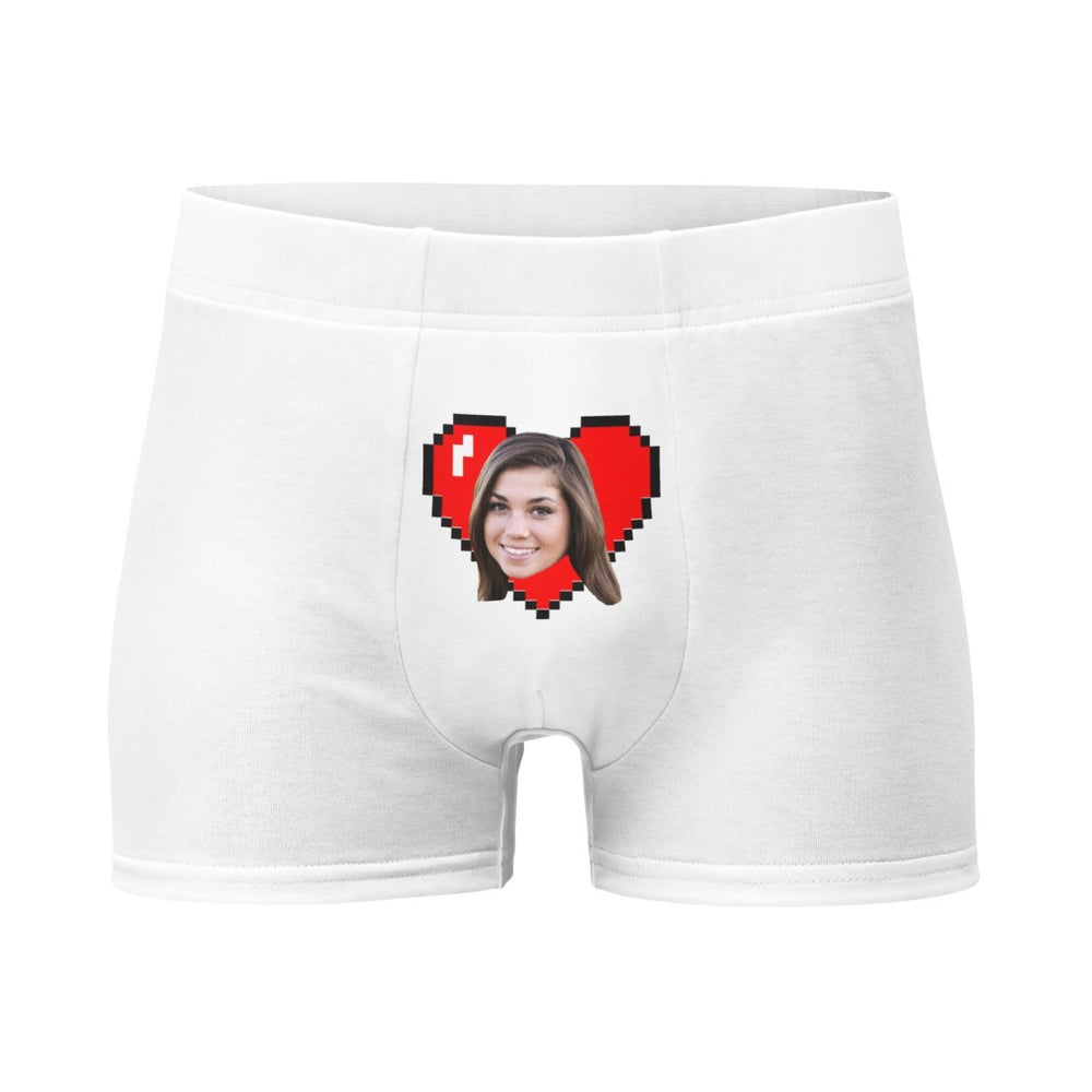 Personalized Face Heart Boxers