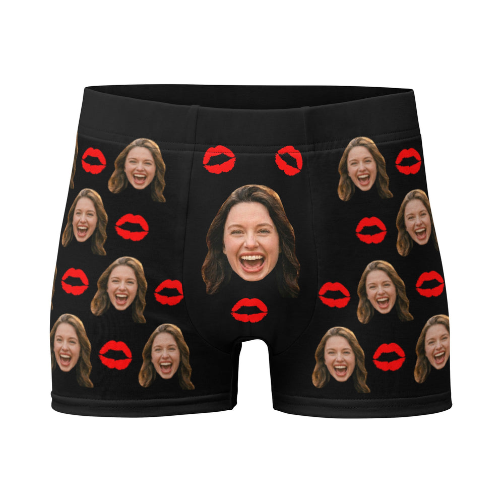 Personalized Face Kiss Boxers