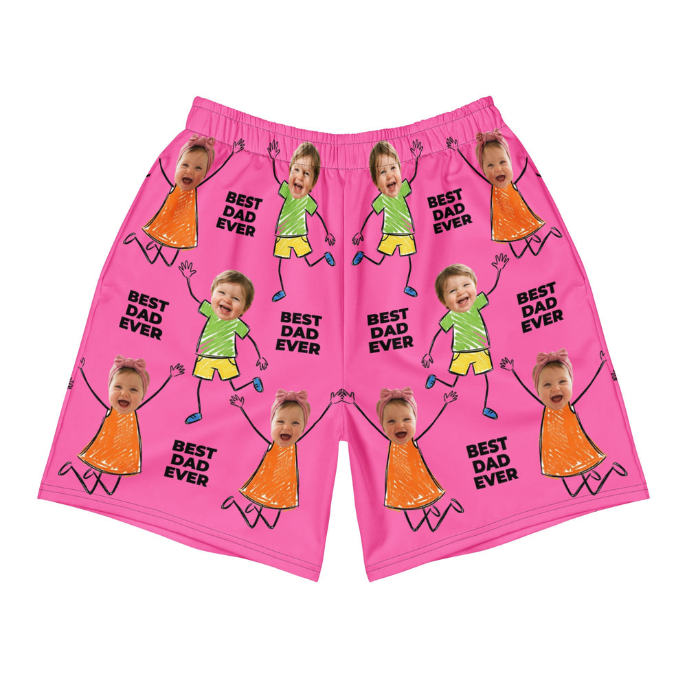 Custom Photo Best Dad Ever Shorts