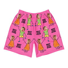 Custom Photo Best Dad Ever Shorts