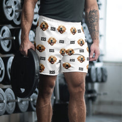 Custom Dog Dad Face Shorts