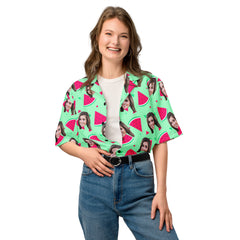 Custom Hawaiian Shirt Watermelon All Over Print Faces Shirt
