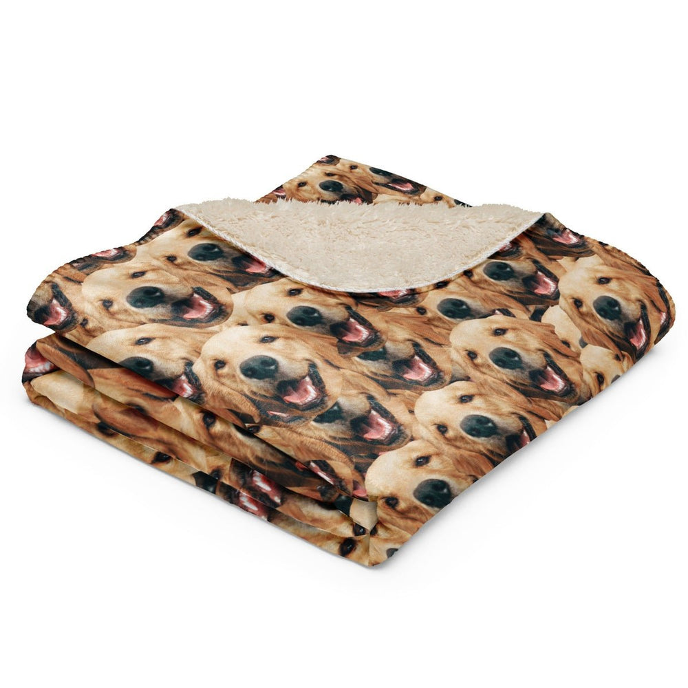 Crazy Dog Faces Blanket