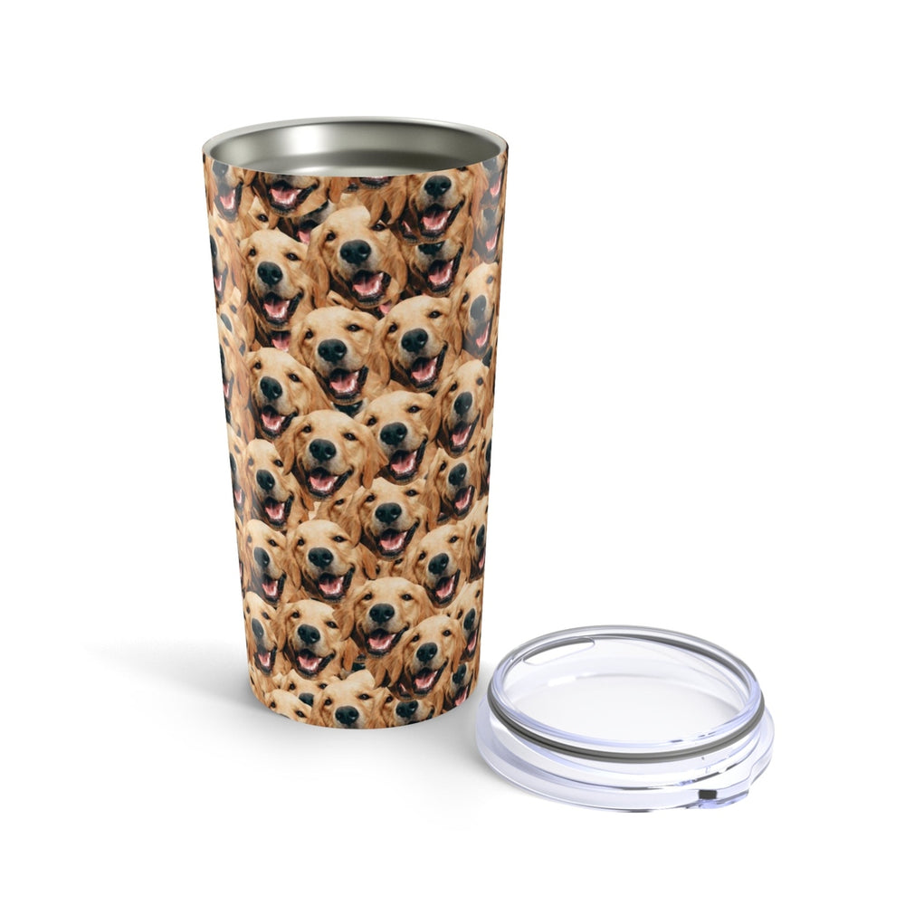 Crazy Dog Faces Tumbler