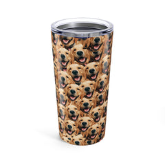 Crazy Dog Faces Tumbler