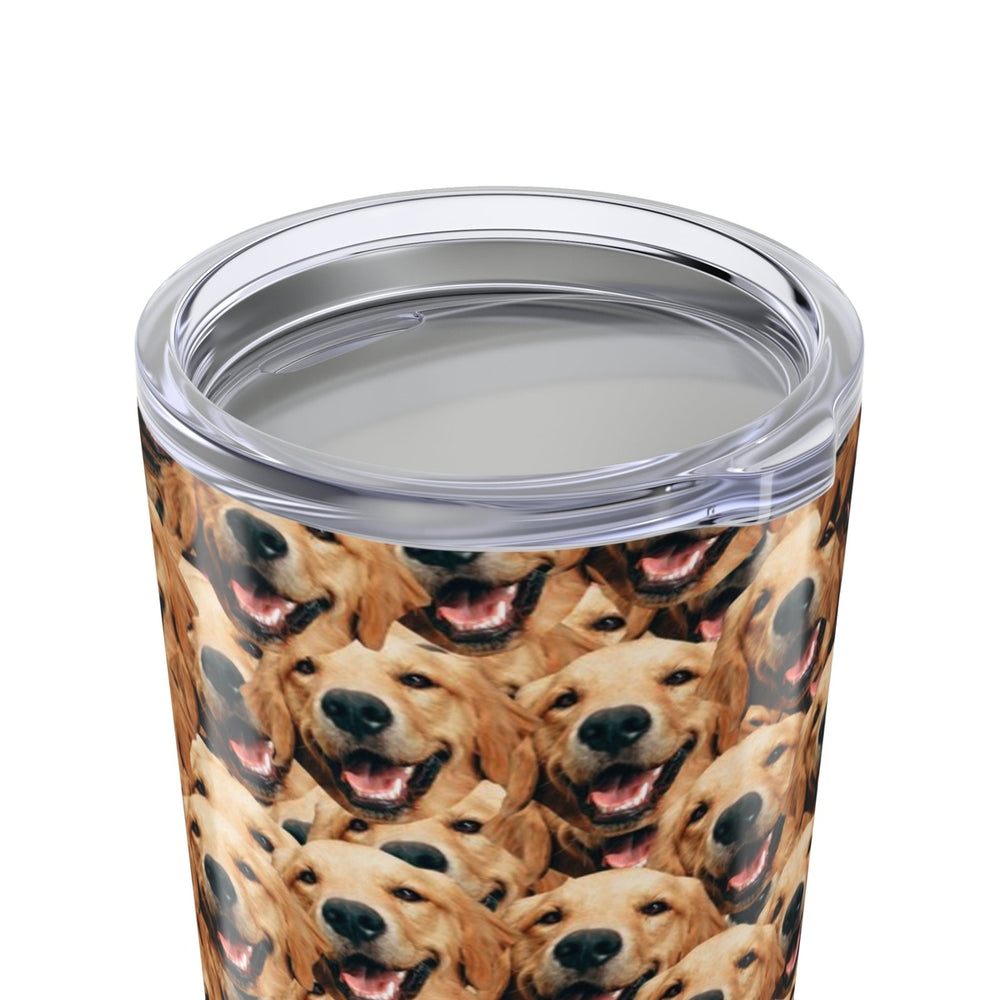 Crazy Dog Faces Tumbler