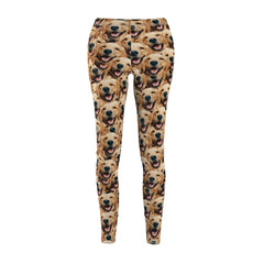 Crazy Dog Faces Women's Leggings Pet Leggings