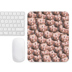 Crazy Faces Baby Photo Mouse Pad