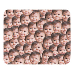 Crazy Faces Baby Photo Mouse Pad