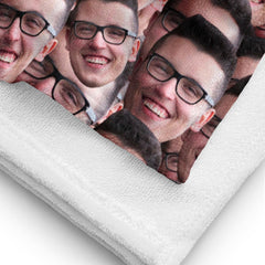 Crazy Faces Beach Towel