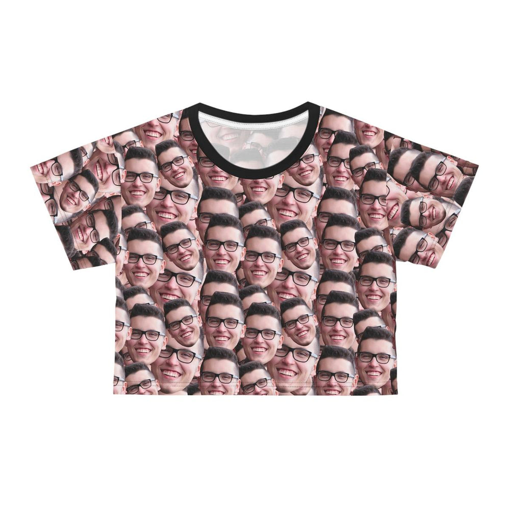 Crazy Faces Crop Tee