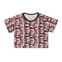 Crazy Faces Crop Tee