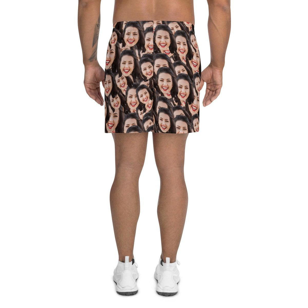 Crazy Faces Men's Athletic Shorts