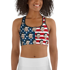 Custom American Flag Bra