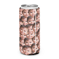 Custom Baby Face Can Cooler
