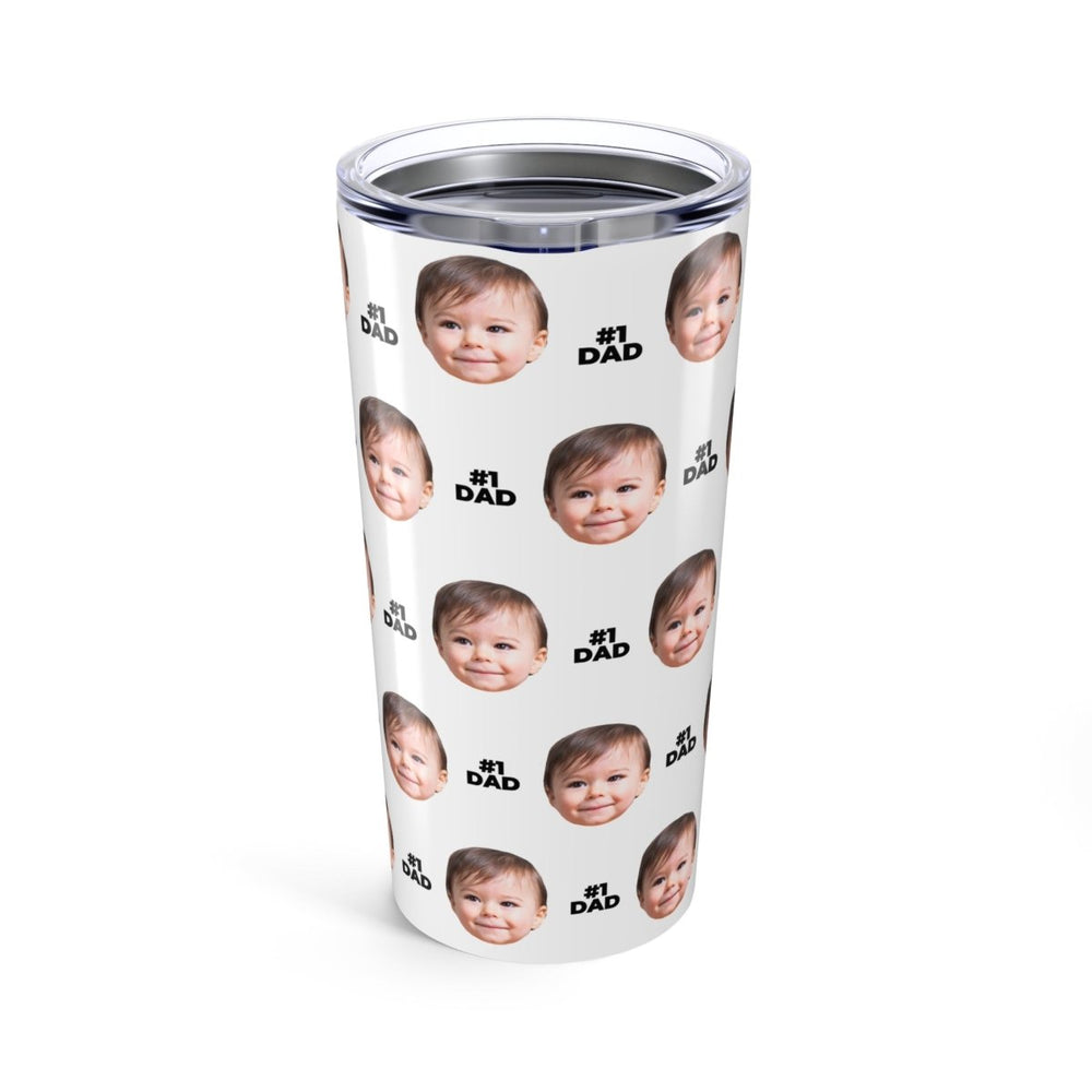 Custom Baby Face Dad Tumbler